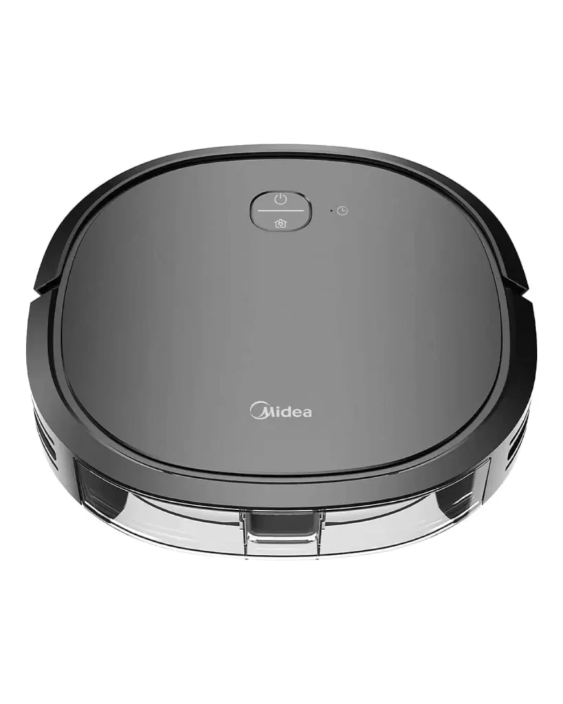 Robô aspirador WAP Robot W90 preto e azul compacto passando pano